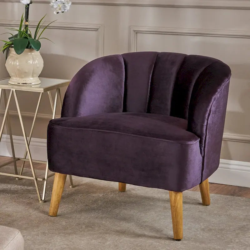 Poltrona club Amaia Modern Velvet di Christopher Knight Home