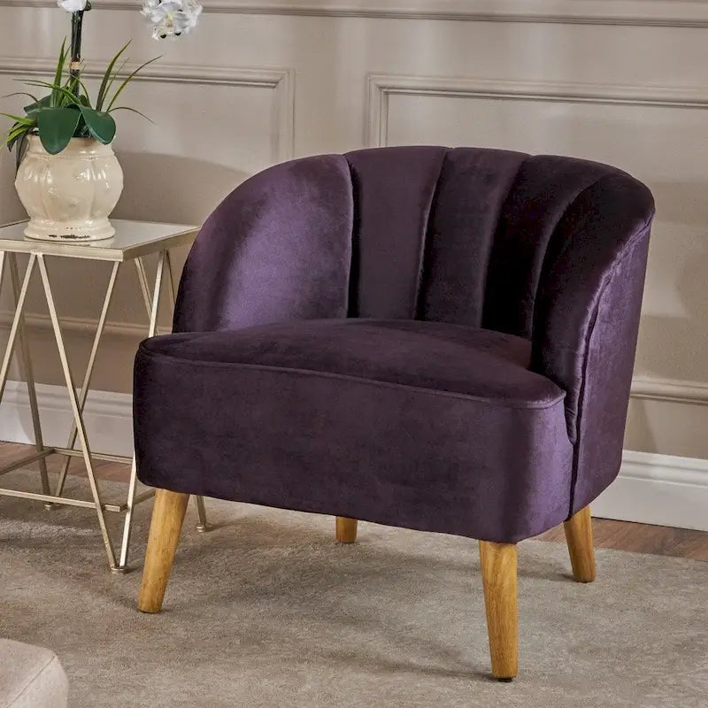 Poltrona club Amaia Modern Velvet di Christopher Knight Home