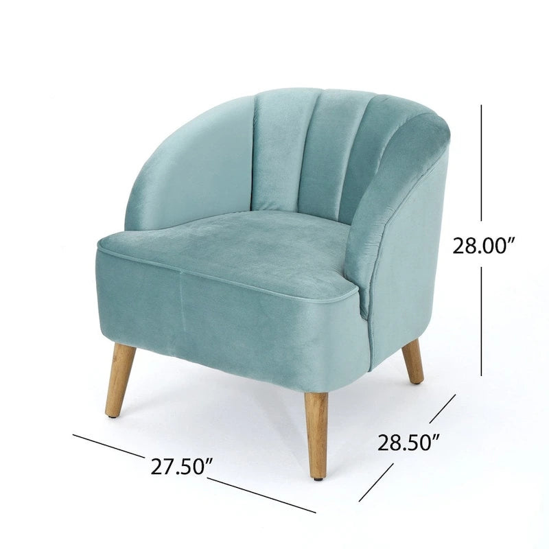 Poltrona club Amaia Modern Velvet di Christopher Knight Home