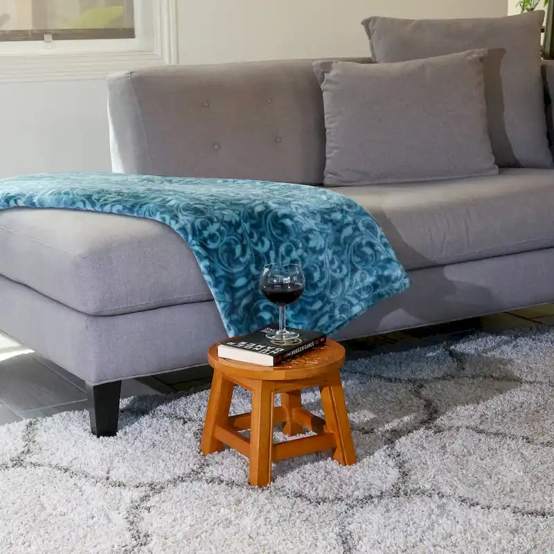 Sgabello in legno intagliato Fairplay di DTY Indoor Living