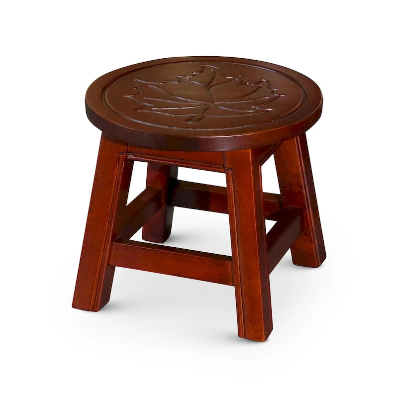 Sgabello in legno intagliato Fairplay di DTY Indoor Living