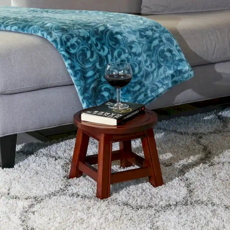 Sgabello in legno intagliato Fairplay di DTY Indoor Living
