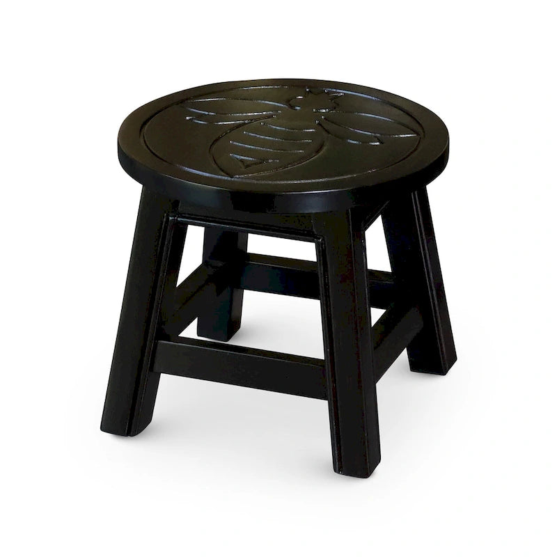 Sgabello in legno intagliato Fairplay di DTY Indoor Living