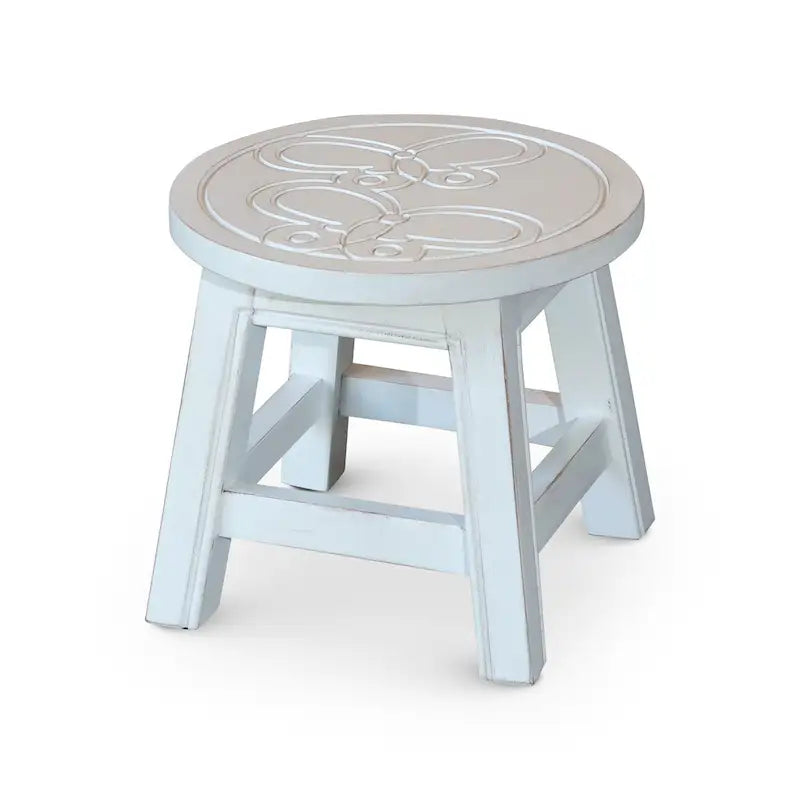 Sgabello in legno intagliato Fairplay di DTY Indoor Living