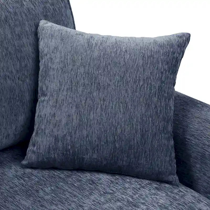 Divano a due posti con cuscini multipli in ciniglia tradizionale Igny di Furniture of America