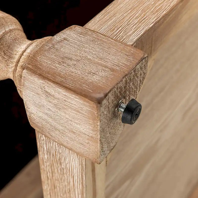 Pouf da cocktail rettangolare tradizionale imbottito Conelius con vassoio di HULALA HOME