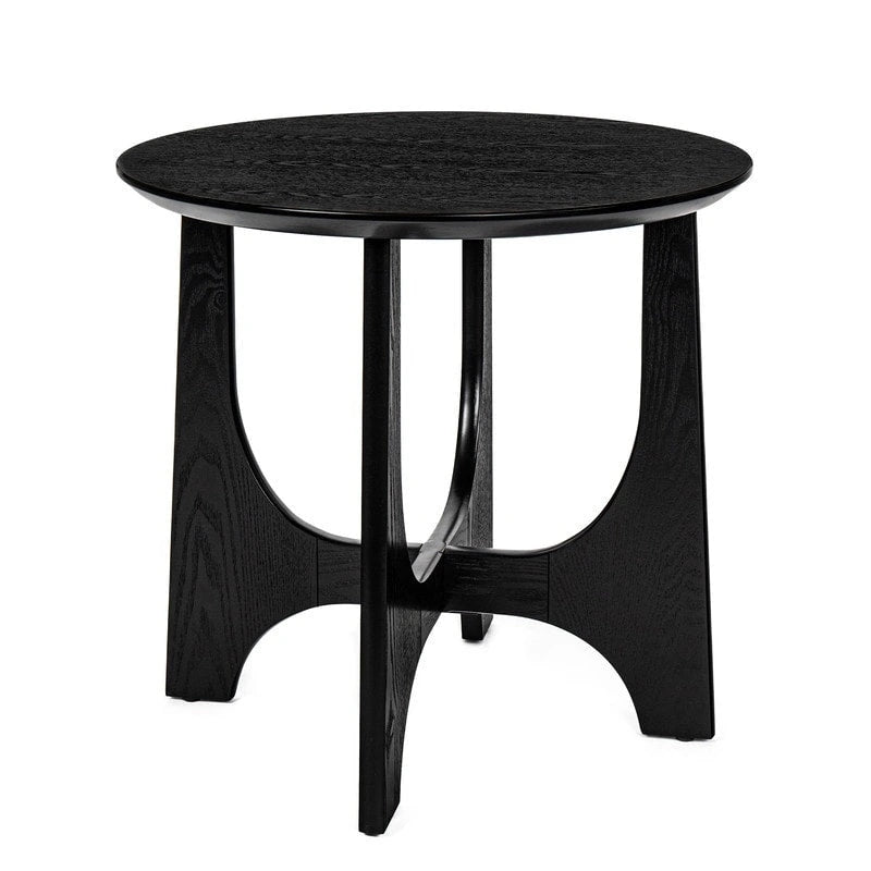 Tavolino da caffè rotondo Grondin in stile minimalista moderno, comodino per soggiorno, sala di ricevimento, soggiorno