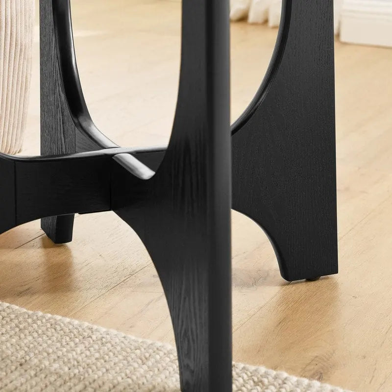 Tavolino da caffè rotondo Grondin in stile minimalista moderno, comodino per soggiorno, sala di ricevimento, soggiorno