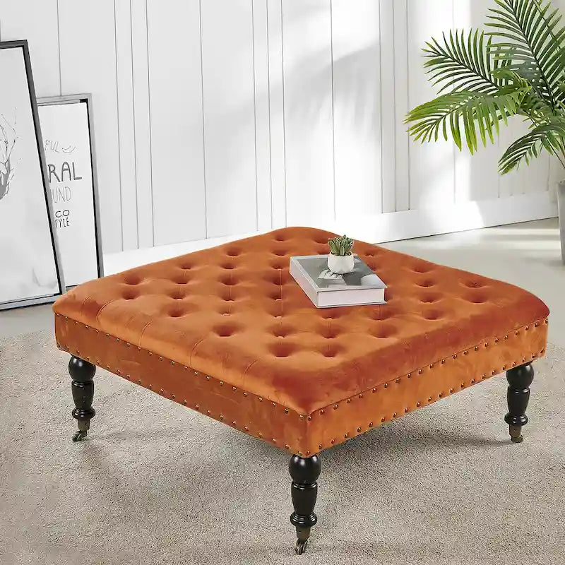 Home Soft Things Tavolino da caffè imbottito super morbido - 33 x 33 x 18