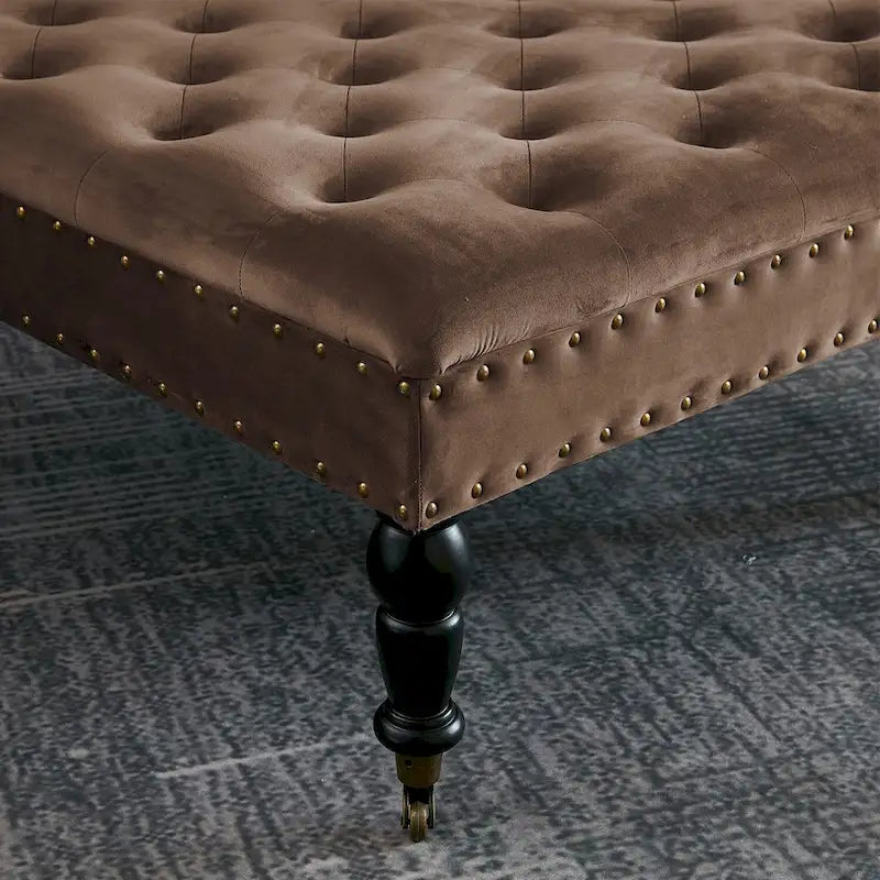 Home Soft Things Tavolino da caffè imbottito super morbido - 33 x 33 x 18