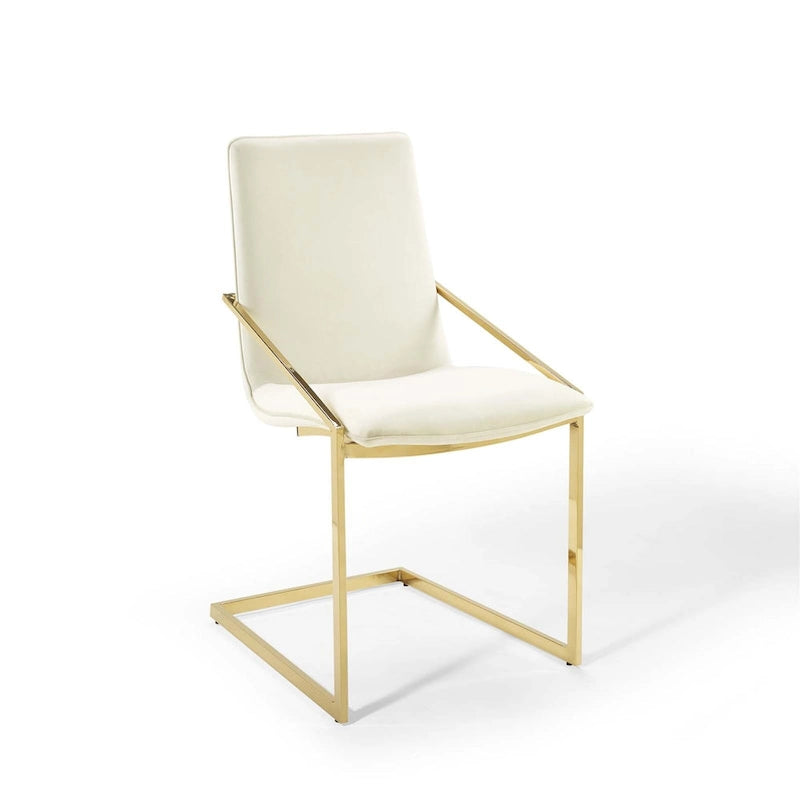 Poltrona da pranzo in velluto Silver Orchid Wlach