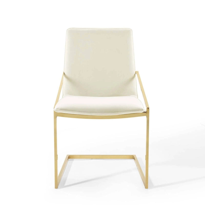 Poltrona da pranzo in velluto Silver Orchid Wlach
