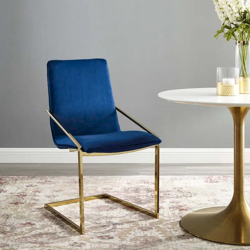 Poltrona da pranzo in velluto Silver Orchid Wlach