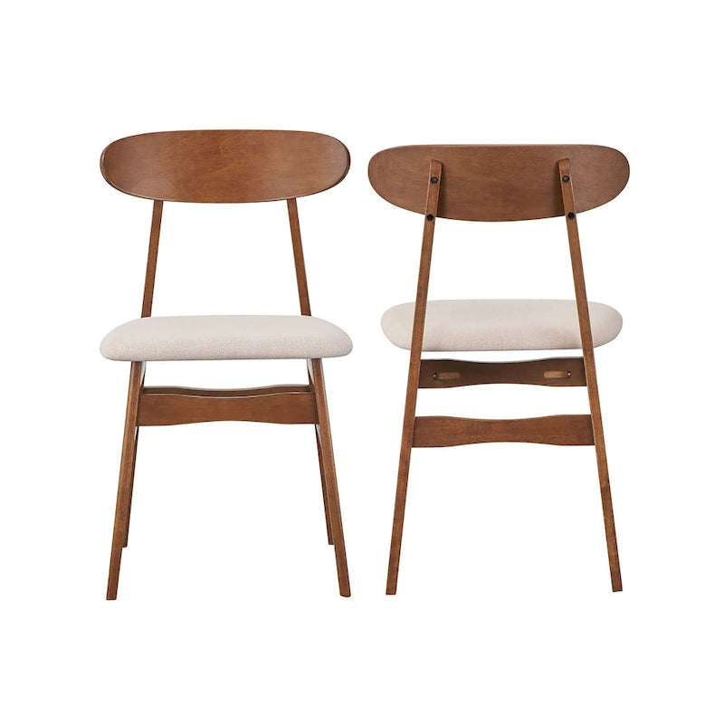 Nuove sedie da pranzo Melody di Classic Furniture con seduta imbottita (set da 2)