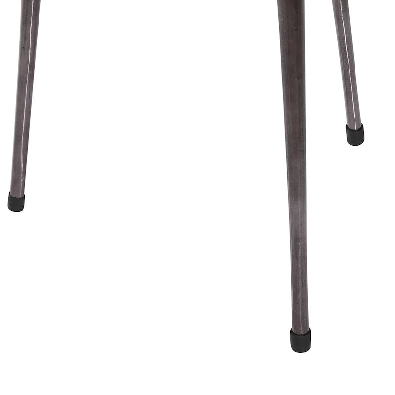 Tavolino decorativo in legno di mango - Marrone - Roche River Decor - 21 L x 21 L x 25 A