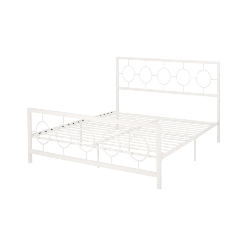 Letto matrimoniale moderno Francoise in ferro di Christopher Knight Home