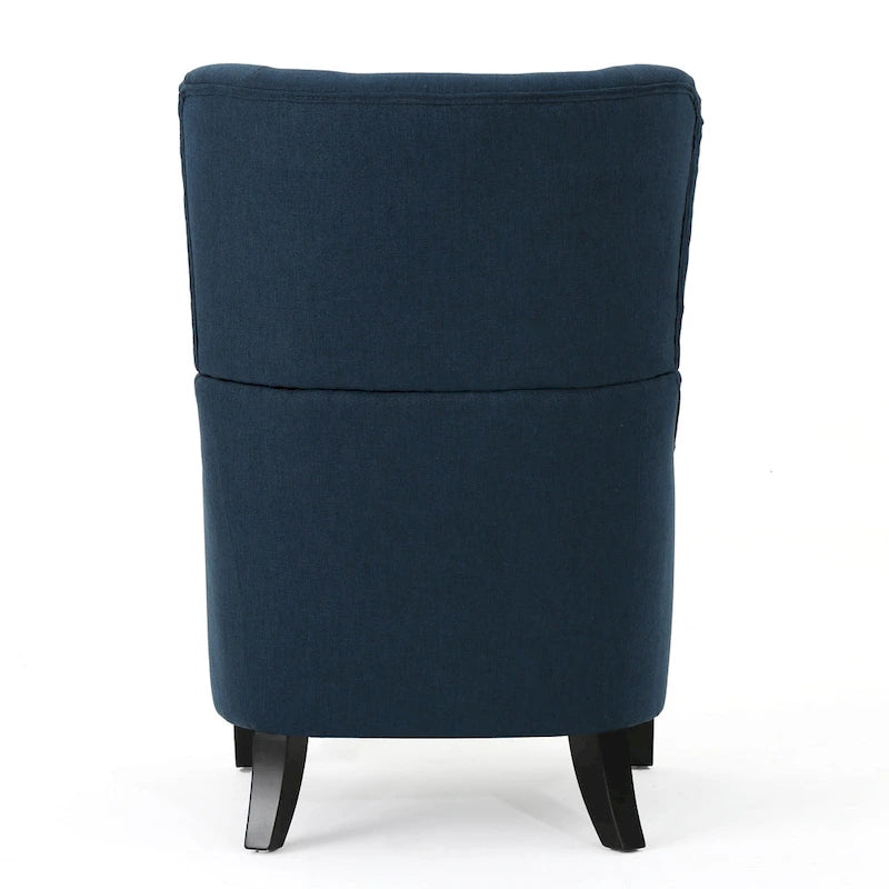 Poltrona da club in tessuto Quentin Contemporary Wingback di Christopher Knight Home