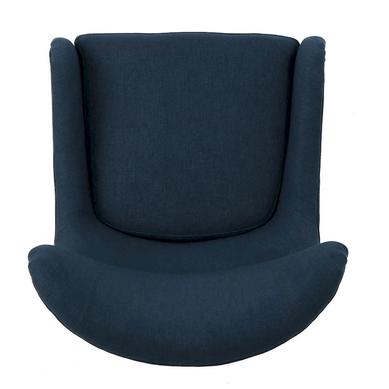 Poltrona da club in tessuto Quentin Contemporary Wingback di Christopher Knight Home
