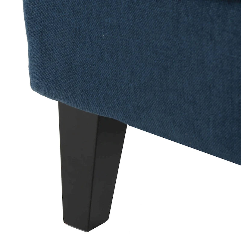Poltrona da club in tessuto Quentin Contemporary Wingback di Christopher Knight Home