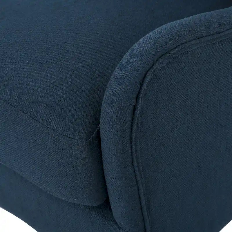 Poltrona da club in tessuto Quentin Contemporary Wingback di Christopher Knight Home