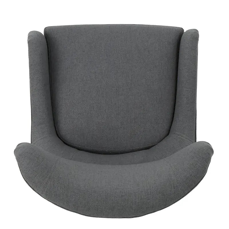 Poltrona da club in tessuto Quentin Contemporary Wingback di Christopher Knight Home