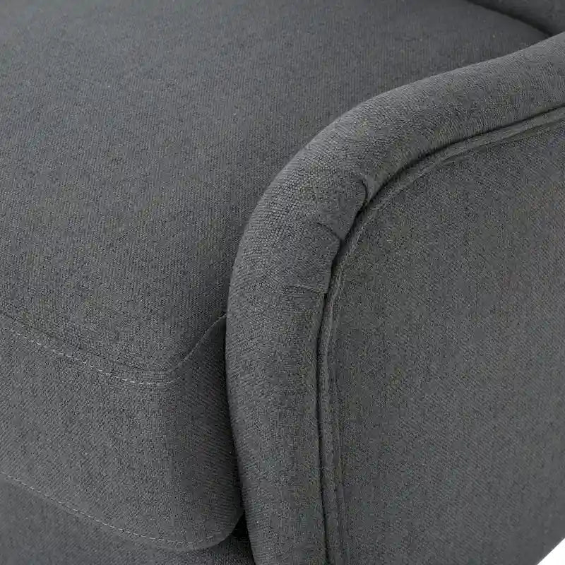 Poltrona da club in tessuto Quentin Contemporary Wingback di Christopher Knight Home