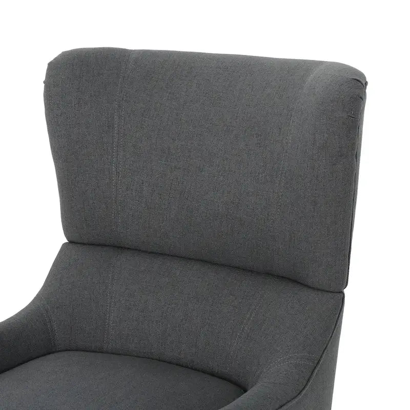 Poltrona da club in tessuto Quentin Contemporary Wingback di Christopher Knight Home