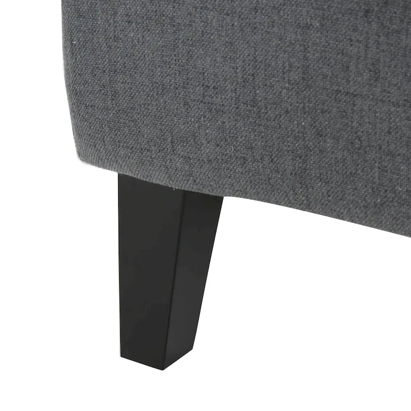 Poltrona da club in tessuto Quentin Contemporary Wingback di Christopher Knight Home