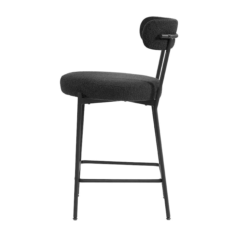 Sgabello da bar Molly Boucle