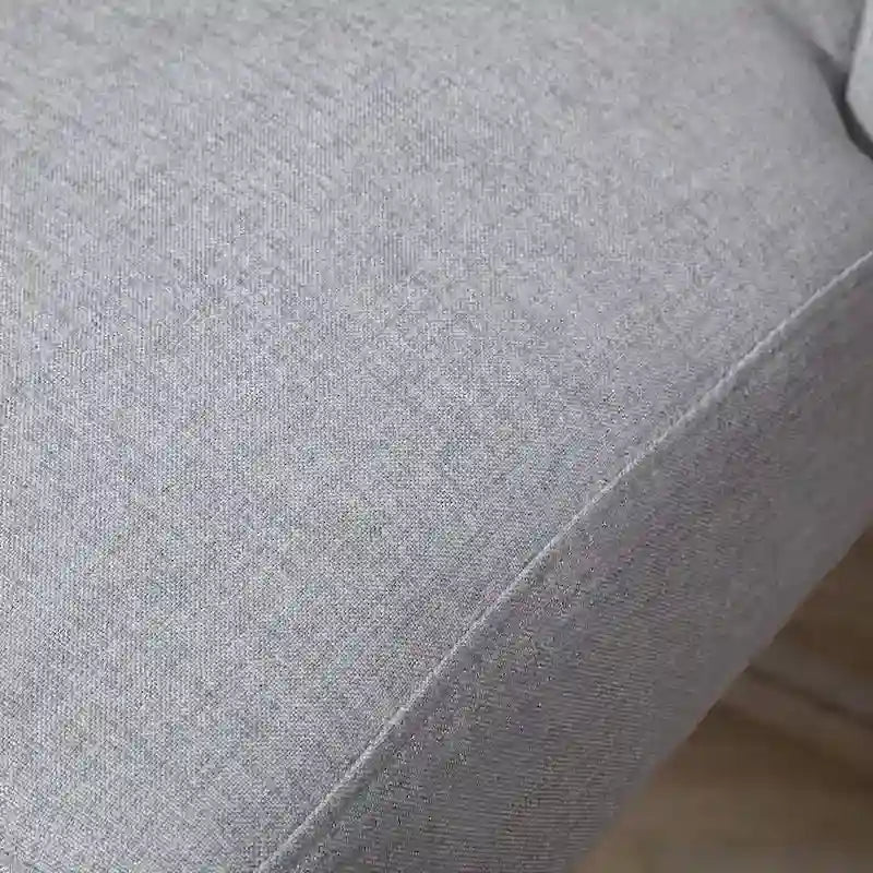 HOMCOM Set di 2 sgabelli da bar moderni, imbottiti e trapuntati, con schienale e gambe in legno di caucciù, per cucina e sala da pranzo