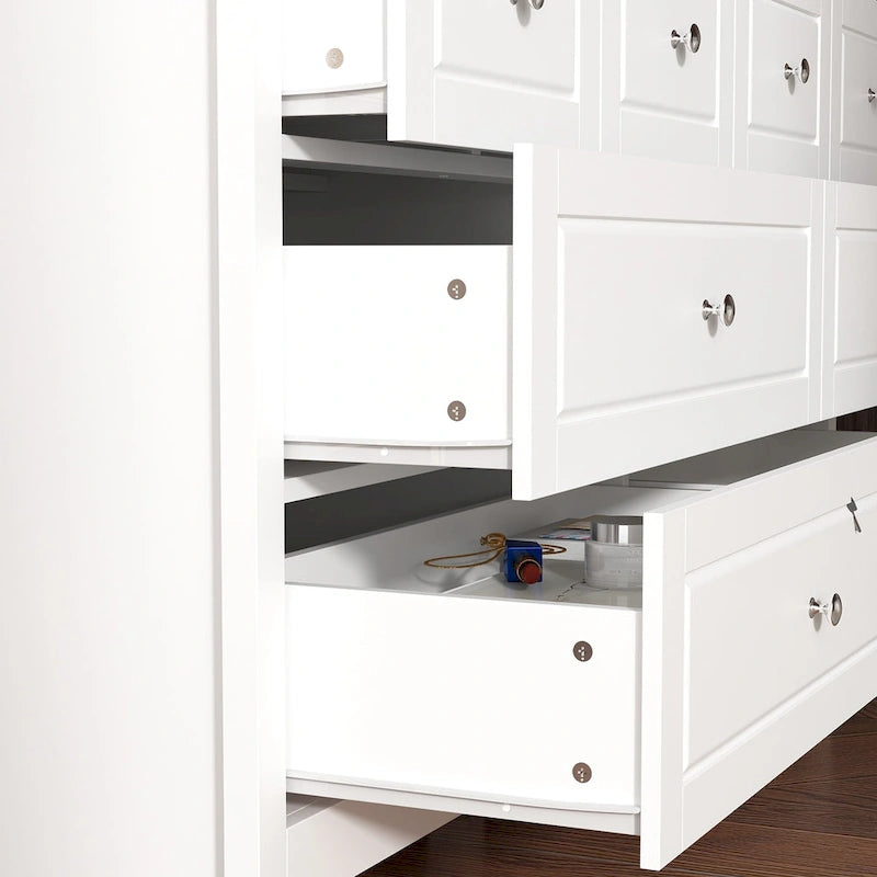 Lussuosa cassettiera in MDF con più cassetti: soluzione moderna per riporre gli oggetti in casa