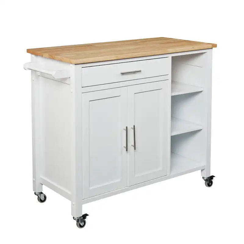 Carrello da cucina bianco Oriaga di SEI Furniture