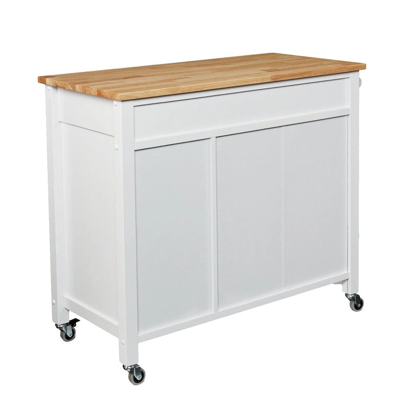 Carrello da cucina bianco Oriaga di SEI Furniture