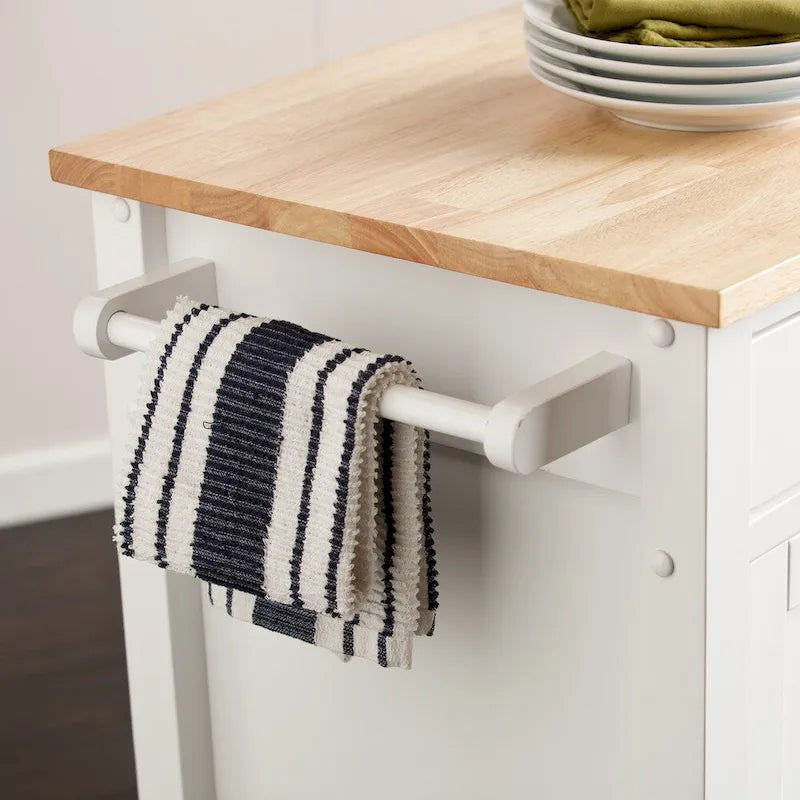 Carrello da cucina bianco Oriaga di SEI Furniture