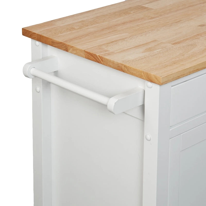 Carrello da cucina bianco Oriaga di SEI Furniture