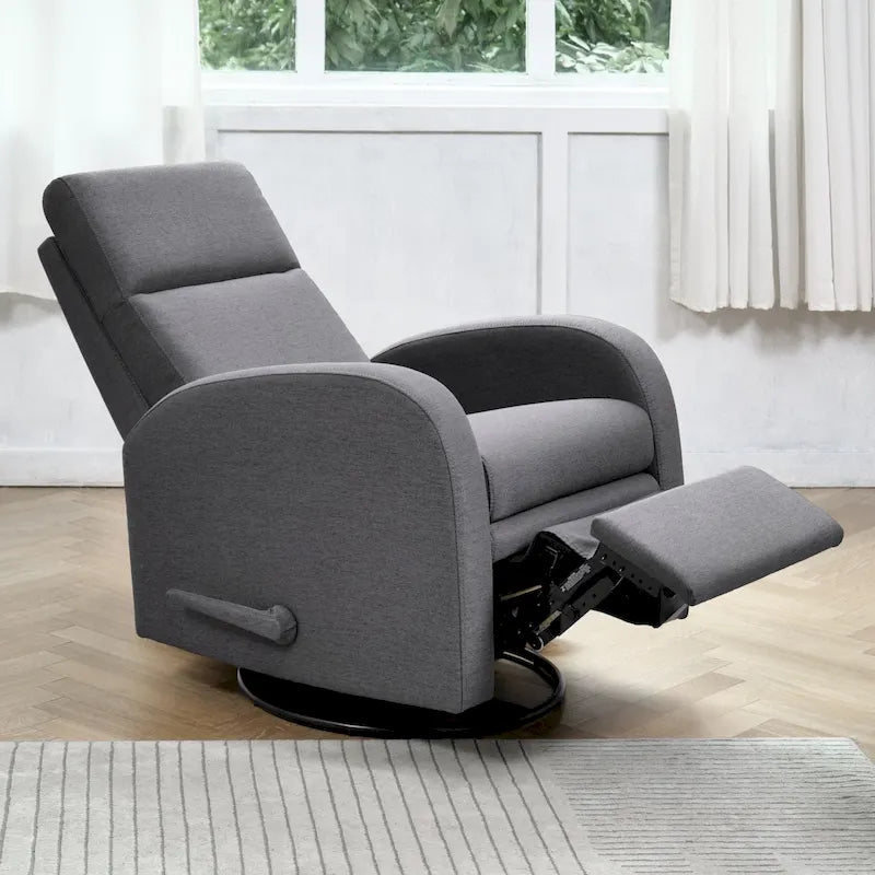 Poltrona reclinabile Glider, poltrona reclinabile a dondolo, poltrona reclinabile girevole, poltrona decorativa