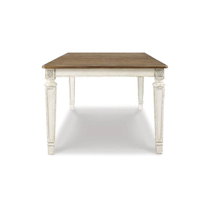 Pacchetto da pranzo Signature Design by Ashley Realyn bianco/marrone chiaro da 9 pezzi