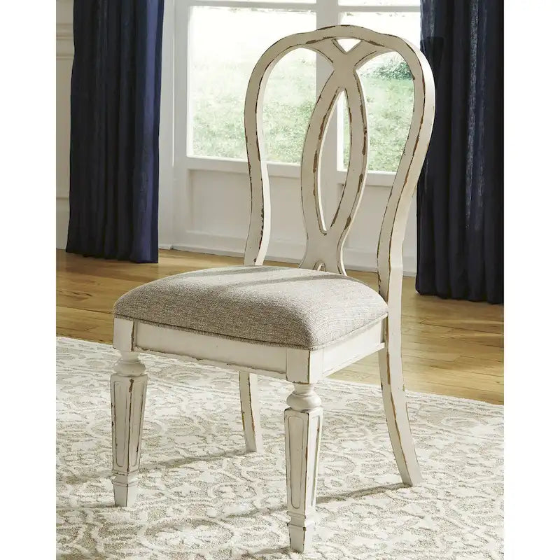 Pacchetto da pranzo Signature Design by Ashley Realyn bianco/marrone chiaro da 9 pezzi