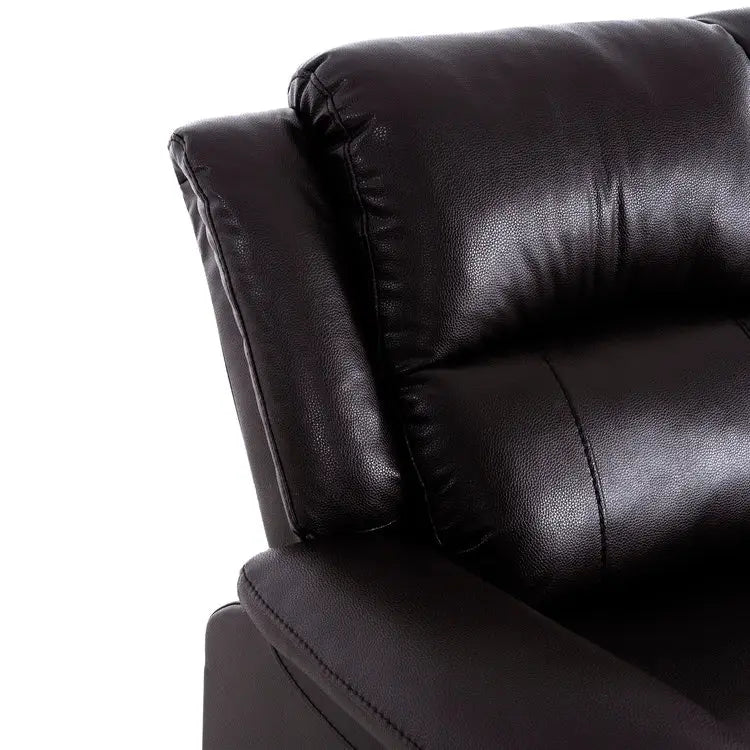 Collezione di divani reclinabili manuali in pelle per il soggiorno Mobili reclinabili in pelle per l'ufficio domestico Soggiorno