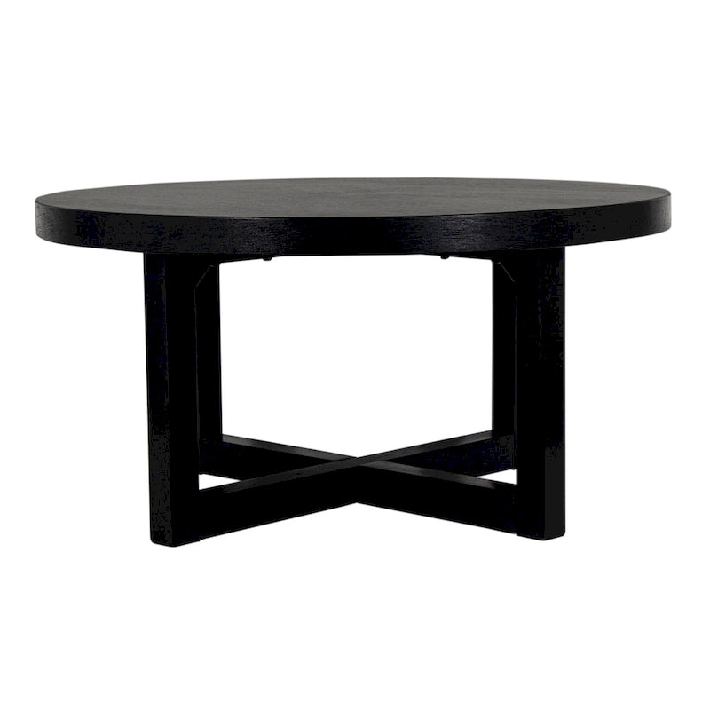 Tavolino da caffè rotondo Christie in legno Bayur di East at Main - 36x36x18