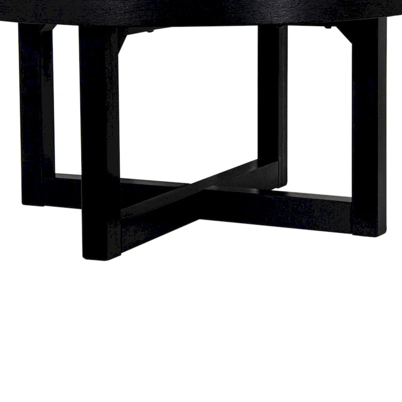 Tavolino da caffè rotondo Christie in legno Bayur di East at Main - 36x36x18