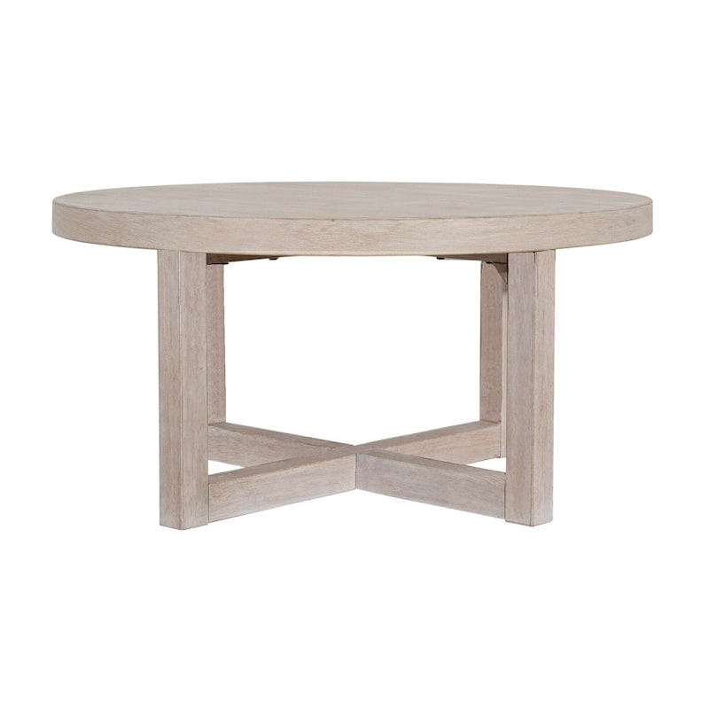 Tavolino da caffè rotondo Christie in legno Bayur di East at Main - 36x36x18