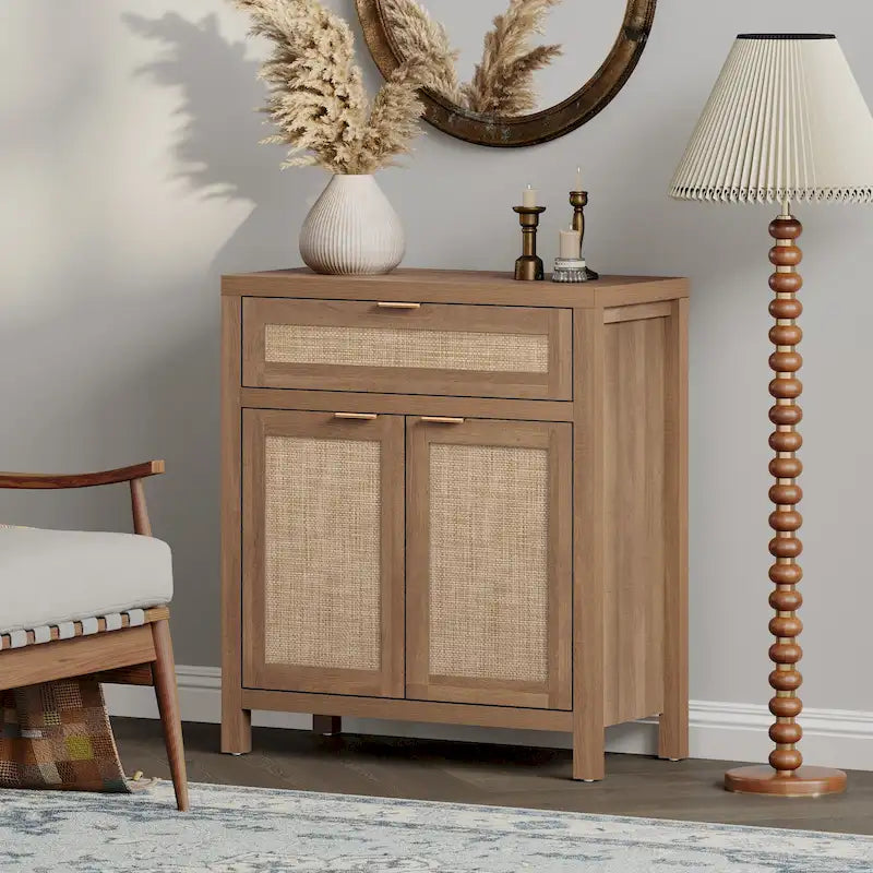 Credenza in rattan SICOTAS Farmhouse con cassetto - N/A
