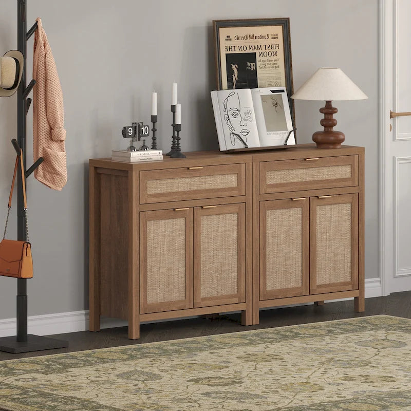 Credenza in rattan SICOTAS Farmhouse con cassetto - N/A