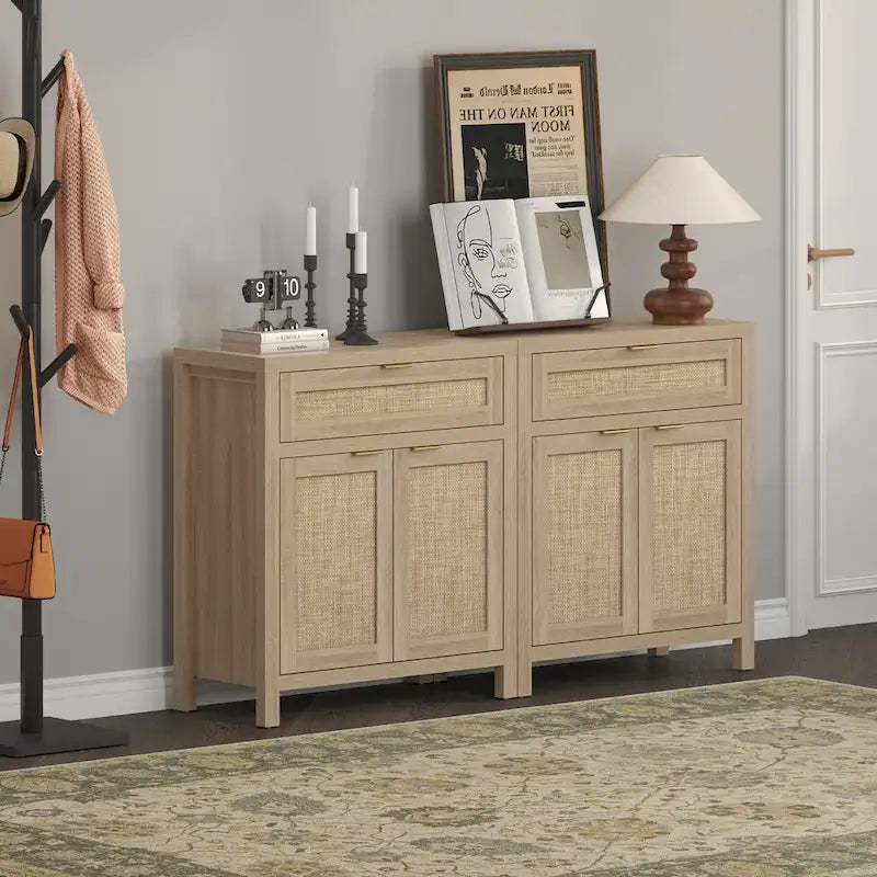 Credenza in rattan SICOTAS Farmhouse con cassetto - N/A