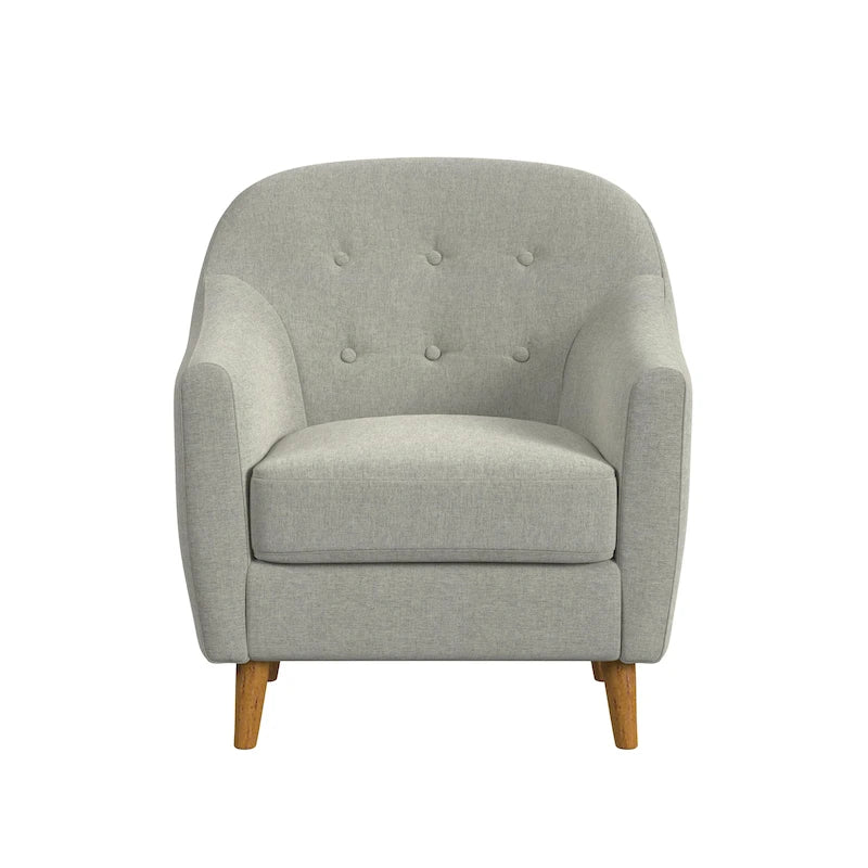Poltrona capitonné HomePop con bottoni