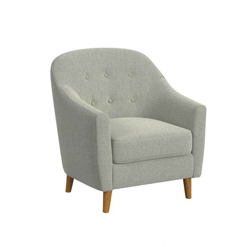 Poltrona capitonné HomePop con bottoni