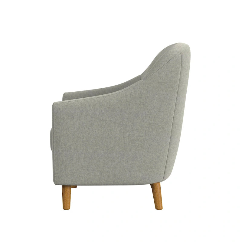 Poltrona capitonné HomePop con bottoni