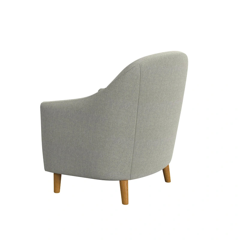 Poltrona capitonné HomePop con bottoni