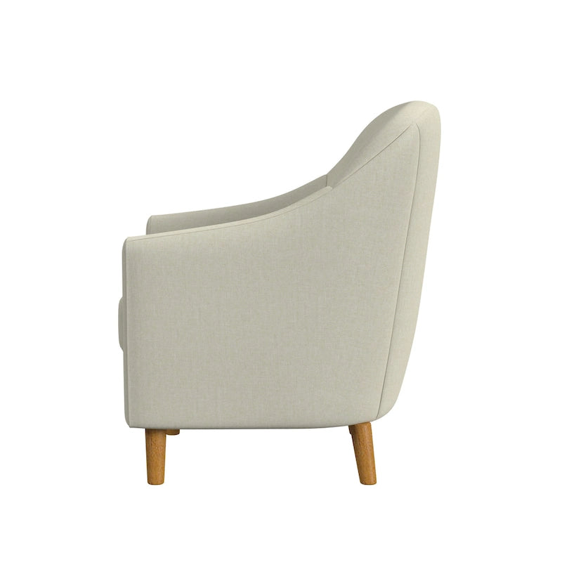 Poltrona capitonné HomePop con bottoni